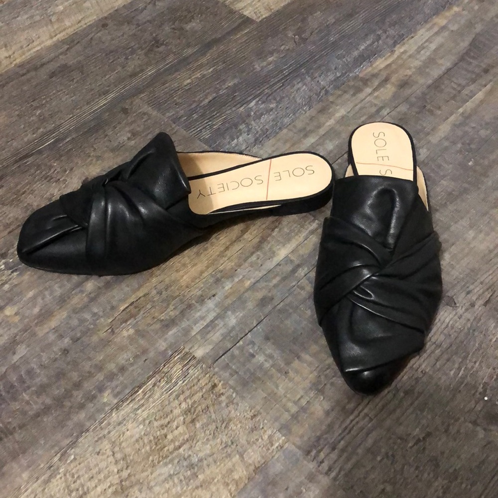 Black mules